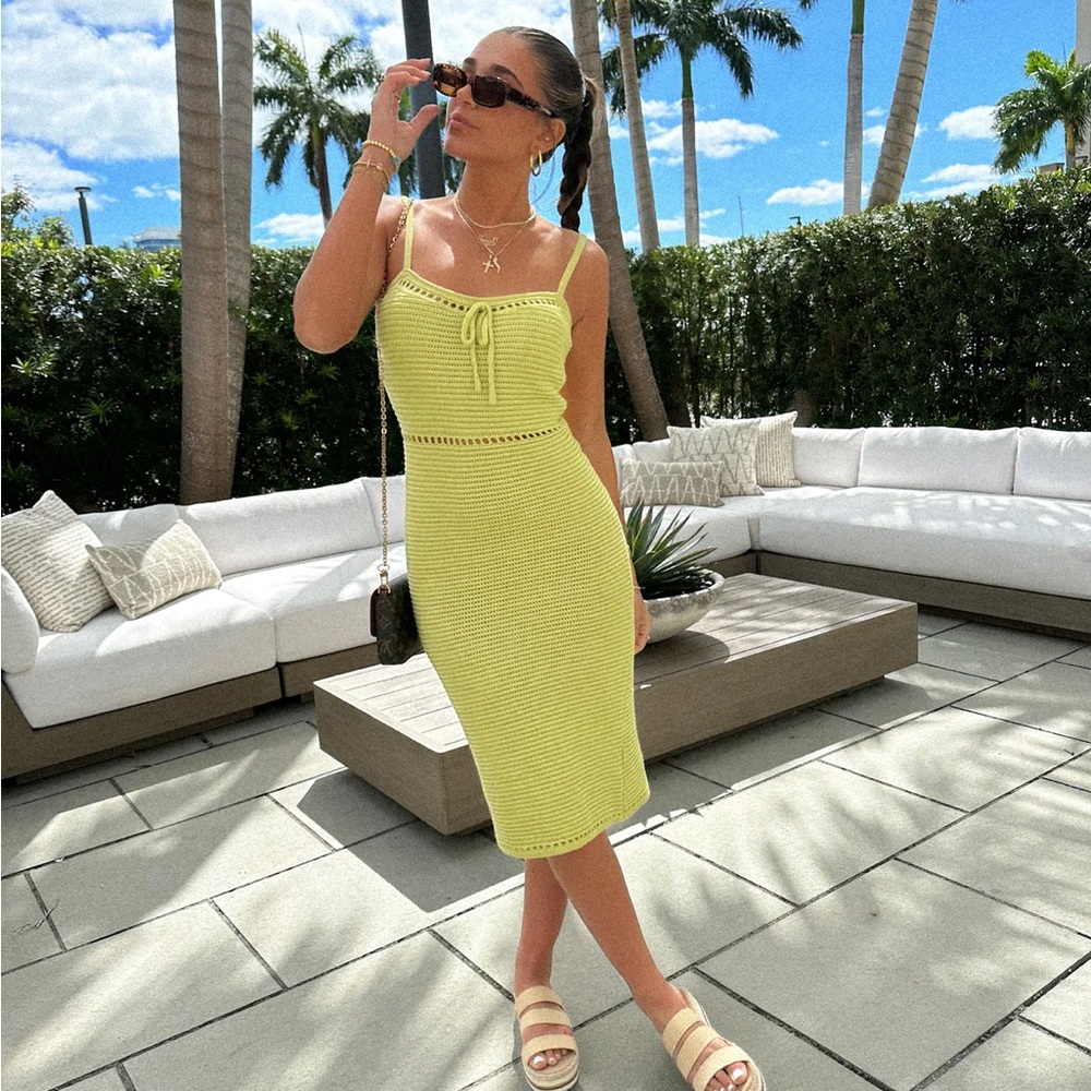 Haute Hippie green dress